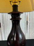 Waverly Home Chocolate Brown Resin Table Lamp (WORKS)