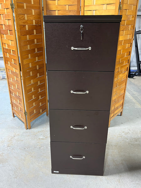 File Cabinet with 4 Drawers with Key