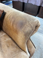 Leather Sectional Sofa with Ottoman***HEAVY ITEM***