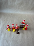 6 Piece Santa Band Decor