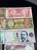Lot of Mexican & South American Vintage Paper Money (C)