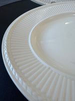 2-Piece Wedgwood England Edme Cream China Oval Serving  Platters