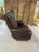 La-Z-Boy Leather Chair-Swivels/Rocks/Reclines