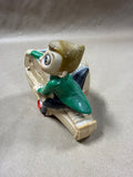 (B) ACME Ceramic Pixie Elf Tree Stump Planter