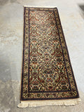 Hand Knotted Runner, BB, 88"x33"