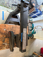 Craftsman 9” Radial Arm Saw Affixed to Cabinet