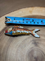 (B) Articulated Fish Pendant