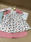 American Girl Doll Felicity Spring Gown And Apron - With Cover - Appears Unused (A)