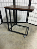 Rolling Side Table/Slide Over Style