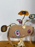 Harold & Hazel Hare Handmade Folk Art Bunny Rabbit