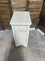 Painted Three Drawer Cabinet