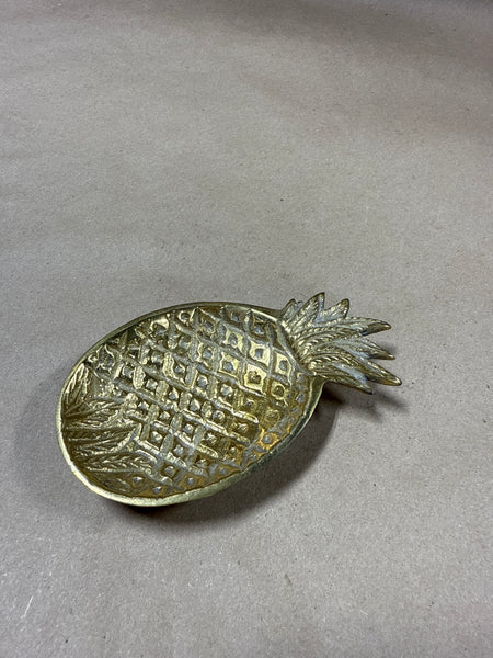 Small Brass Pineapple Trinket Dish