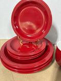 11 Piece Room Essentials Red Dishes