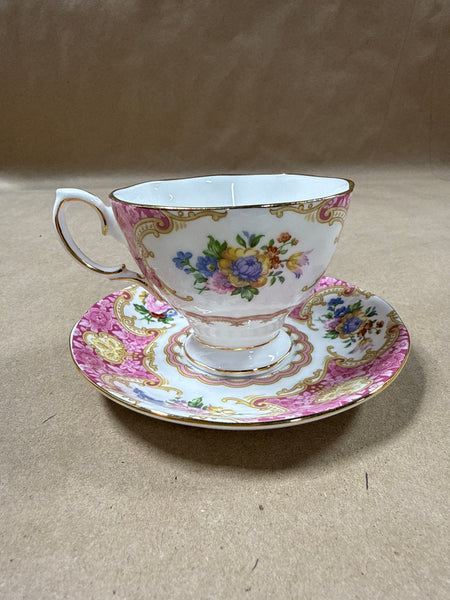 (A) Royal Albert Lady Carlyle Teacup And Saucer // 2 Available // *** PRICED INDIVIDUALLY ***