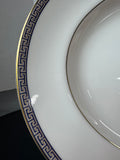 (E) Wedgwood England Palatia R4700 Greek Key Bone China Large Oval Platter