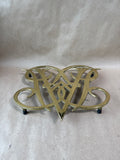 Colonial Williamsburg Virginia Metalcrafters Queen Anne Brass Cypher Trivet