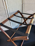 Brown Wooden Folding Luggage Rack (B)