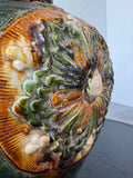 Sancai Glazed Style Green Pottery Vase