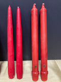 Lot of Red Taper Candles