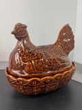 Portmeirion Oven to Table Chicken Hen Egg Holder & Casserole Dish