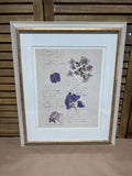 Print of Purple Dried Flowers by Maureen Love; Signed (A)