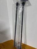 Black Ball Curtain Rods 28”-48” - Appears Unused - Set Of 2