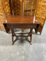 Petite Drop Side Library Table with Drawer