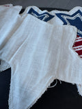 Stars & Stripes Embroidered Patriotic Table Runner