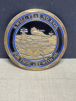 US Navy Psalms 23 Challenge Coin