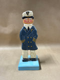 Handmade Wooden Ship Captain (A)