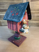 (A) The Pit Stop Bear Birdhouse