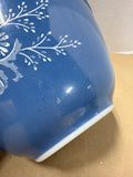 Set Of 3 Colonial Mist Blue And White Daises 401 // 402 Nesting Bowls