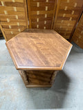 Hexagon End Table (B) with Laminate Top