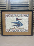 Hand Woven Curassow Bird Textile