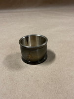 Set of 6 Black Enamel Japanese Napkin Rings with Gold Etchings And Silver With Box // 2 Sets Available // *** Priced Individually ***
