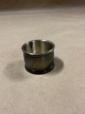 Set of 6 Black Enamel Japanese Napkin Rings with Gold Etchings And Silver With Box // 2 Sets Available // *** Priced Individually ***
