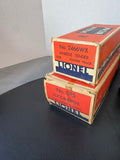 No. 675 Locomotive with Smoke Chamber Vintage Lionel Train for “O” Gauge Track & No. 2466WX Whistle Tender with Boxes & Liners