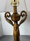 Gilded Resin Neoclassical Style Table Lamp (WORKS)
