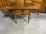 Pennsylvania House Two Drawer Drop Leaf End Table
