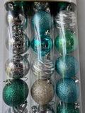 Coastal Collection Set of 36 Shatterproof Ornaments