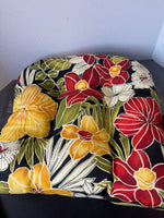 Pillow Perfect Yellow & Red Indoor/Outdoor Cushion