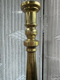 Pair of Heavyweight Large Brass Candlesticks