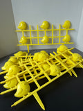 5-Piece Interlocking Plastic Easter Chicks Decorative Outdoor Fencing