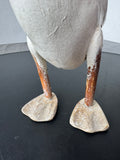 Primitive Vintage Wooden Standing Goose
