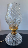 Waterford Crystal Vintage Electric Hurricane Lamp (WORKS)