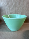 Pair Of Splash Proof Fire King Jadeite Mixing Bowls