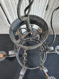 Spanish Gothic Style Wrought Iron Chandelier
