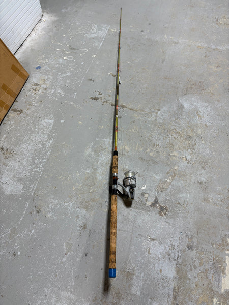 (D)Shakespeare Alpha 070-2100 Reel w/8’ Herron Fiberglass Rod