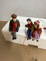 (G) Dept 56 Heritage Village CHRISTMAS AT THE PARK Set of 3
