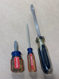 Assorted Screwdrivers (3)